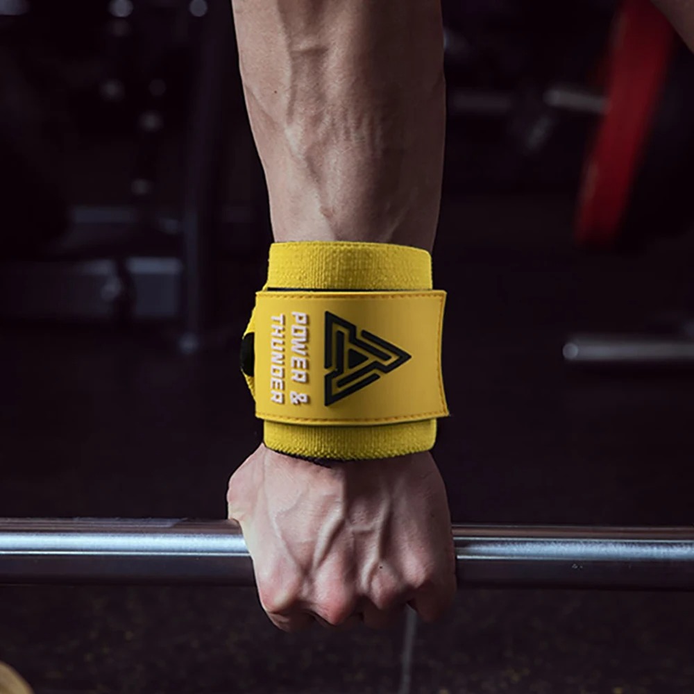 Wrist Wraps Weightlifting Support - لفافات معصم شديدة التحمل لرفع الأثقال
