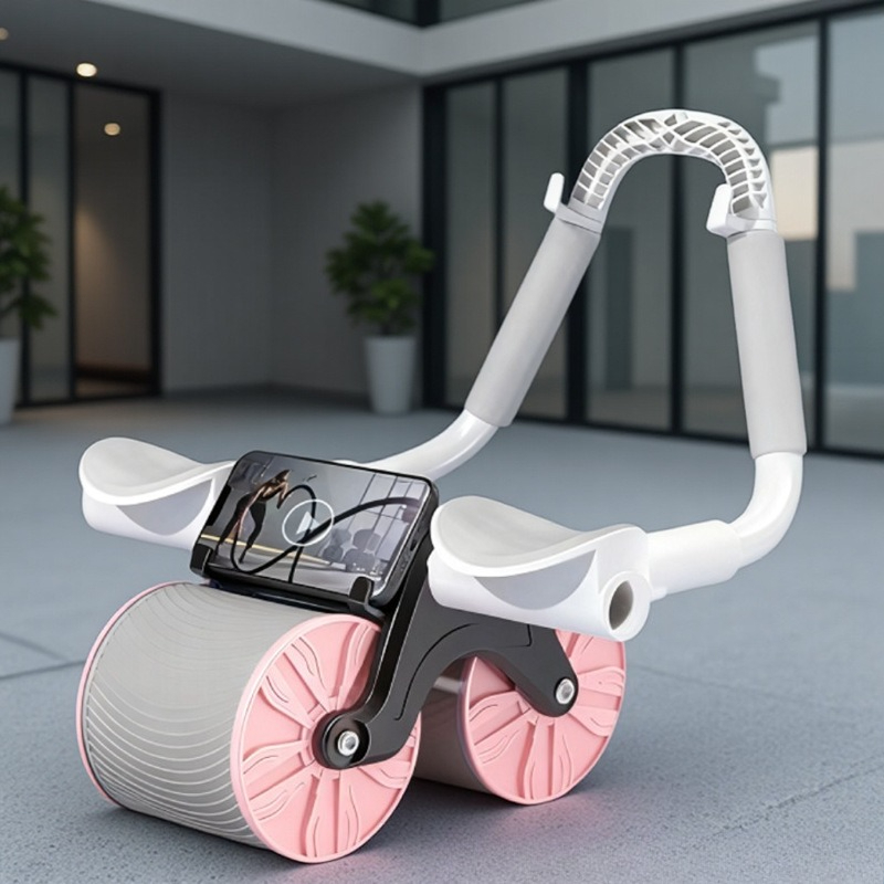 Ab Roller Wheel With Elbow Support - أداة تدريب عضلات البطن الأوتوماتيكية مع