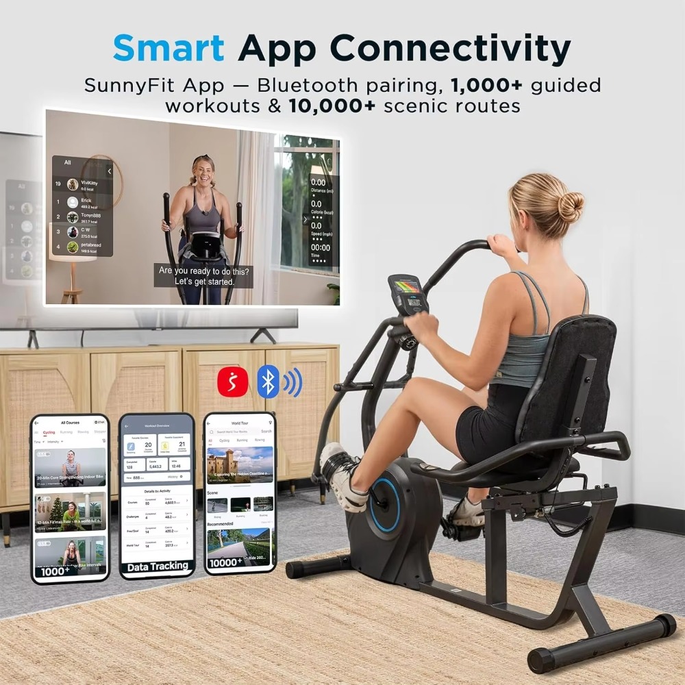 Exercise Bike Magnetic Resistance - دراجة تمارين ذكية ثابتة للتمرين المنزلي