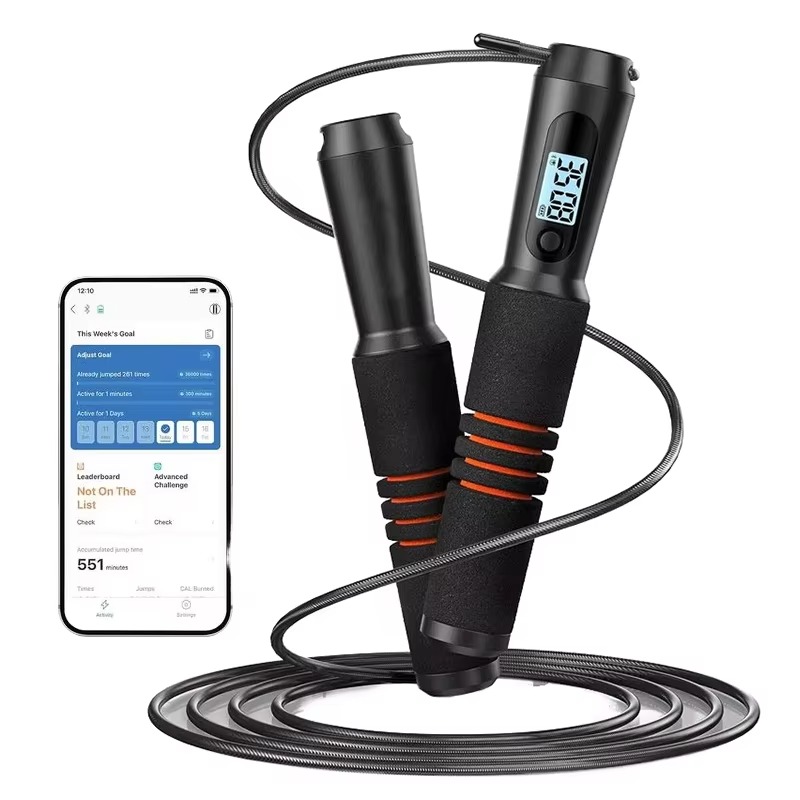 حبل قفز رقمي ذكي قابل للتعديل  - مراجعة Smart Jump Rope Digital Counter وسعره