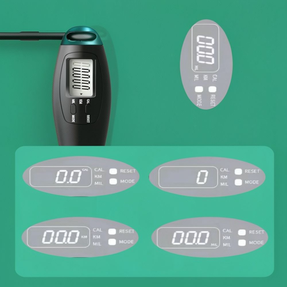 حبل قفز رقمي ذكي مع كرة ثقيلة، - مراجعة Smart Jump Rope Digital Counter وسعره